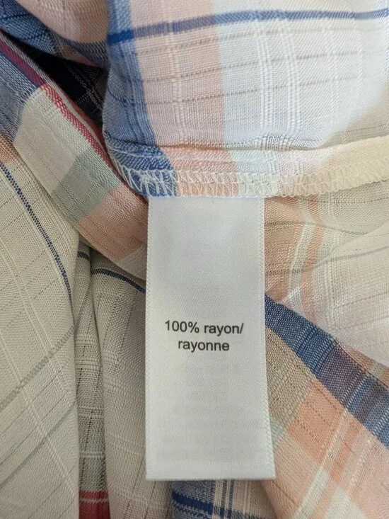 Maurices | NWT Relaxed Fit Plaid Button-Down | Size L - Picture 6 of 7